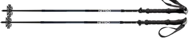Nitro Nitro 4 Piece Aluminum Poles  in Black 2024 - M I L O S P O R T