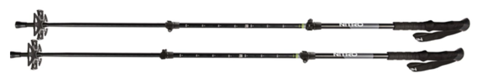 Nitro Nitro Telescopic Poles  in Black 2024 - M I L O S P O R T