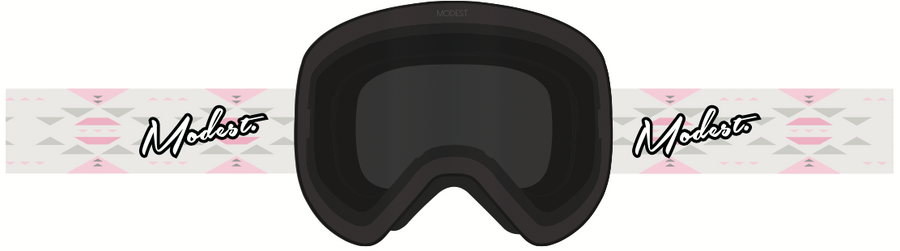 Modest Pulse Snow Goggle in Pink Aztec