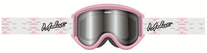 Modest Team Snow Goggle in Aztec Pink - M I L O S P O R T