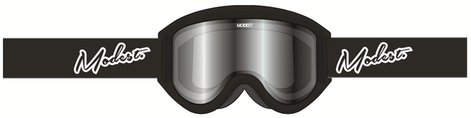 Modest Team Snow Goggle in Black - M I L O S P O R T
