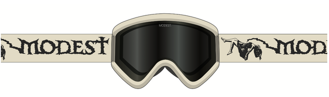Modest Team XL Snow Goggle in Andy James Tan Color - M I L O S P O R T