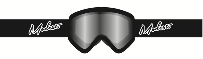 Modest Team XL Snow Goggle in Black - M I L O S P O R T