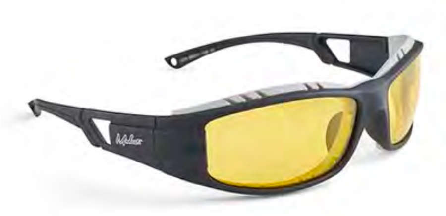 Modest Wraps Sunglass in Black and Yellow