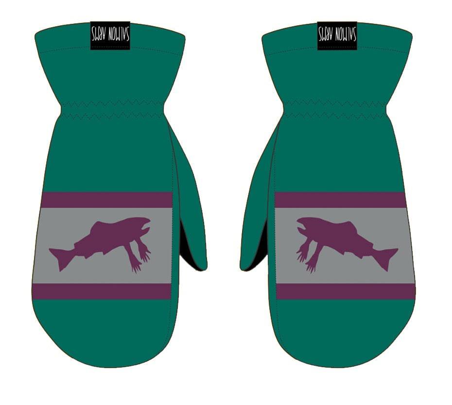 Salmon Arms Classic Mitt in Hi Vis Green  2024 - M I L O S P O R T