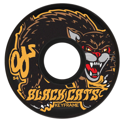 OJ Black Cats Keyframe Skateboard Wheels in 54mm 87a OJ - M I L O S P O R T