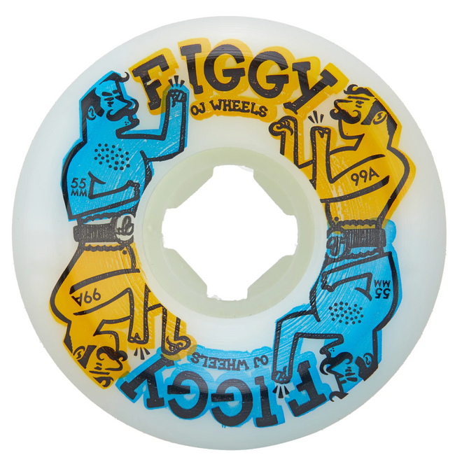 OJ Figgy Boxers Original Hardline Skateboard Wheel in 55mm 99a - M I L O S P O R T