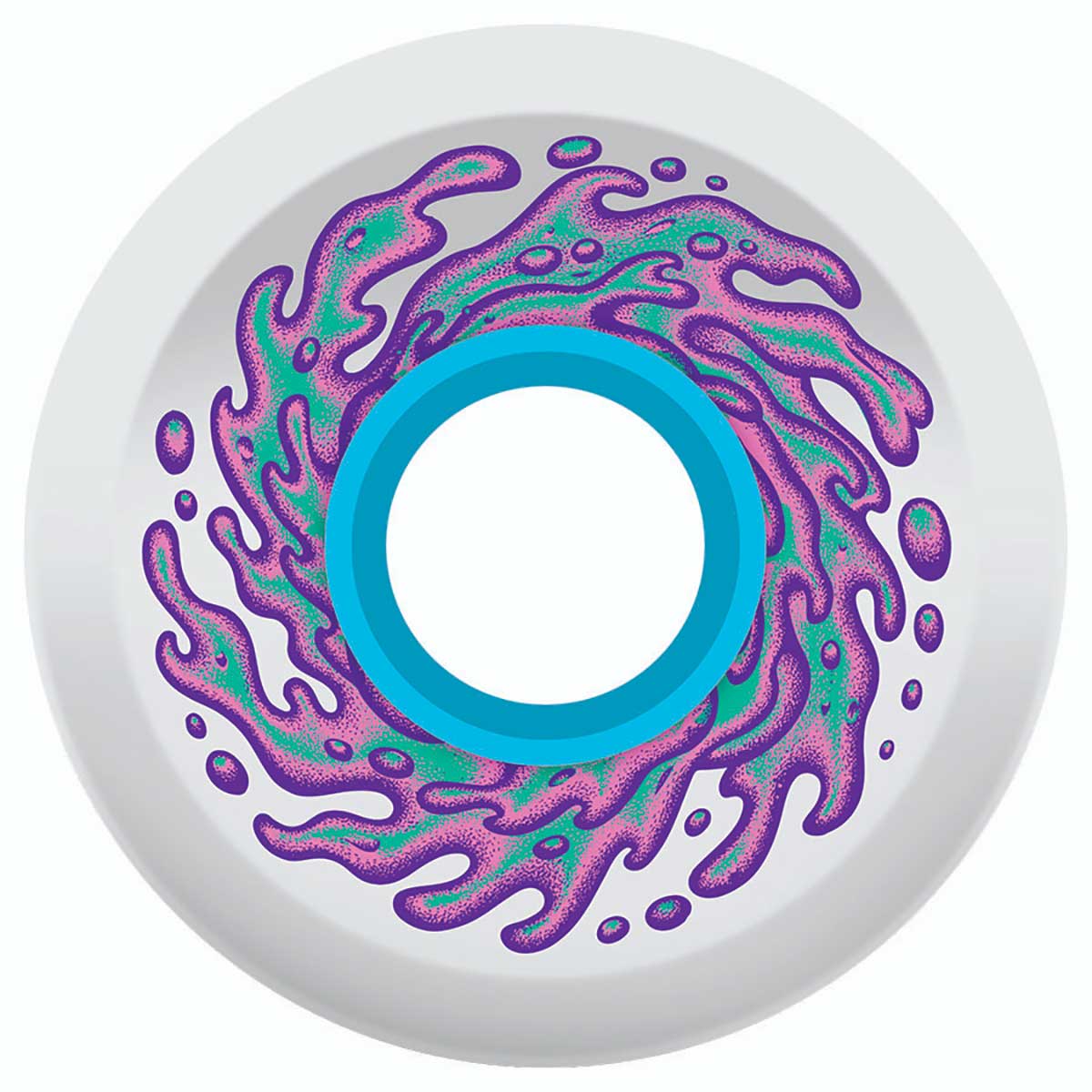OJ Slime Balls Skate Wheel in White 78a 60mm - M I L O S P O R T