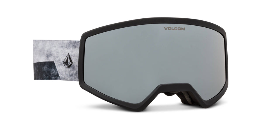 2022 Volcom Stoney Snow Goggle in Acid Frames with a Silver Chrome Lens and a Yellow Bonus Lens
