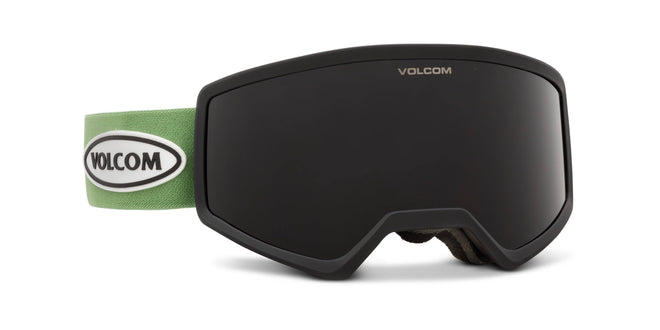 2022 Volcom Stoney Snow Goggle in Black Teal Frames with a Dark Gray Lens and a Yellow Bonus Lens - M I L O S P O R T
