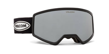 2022 Volcom Stoney Snow Goggle in Black Frames with a Silver Chrome Lens and a Yellow Bonus Lens