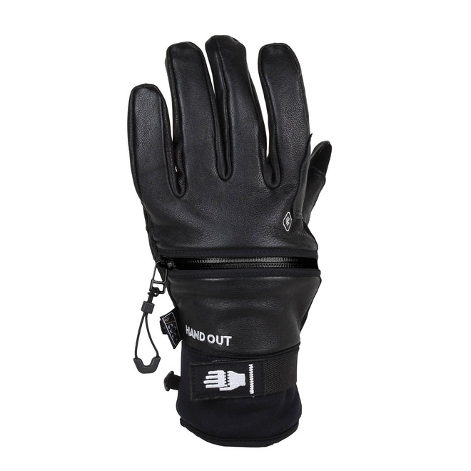 2022 Hand Out Mi Low Glove in Black Leather