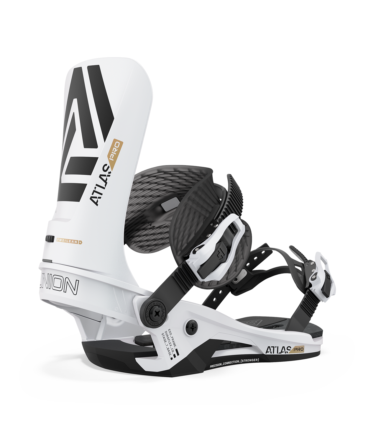 Union Atlas Pro Snowboard Binding in White 2024 - M I L O S P O R T