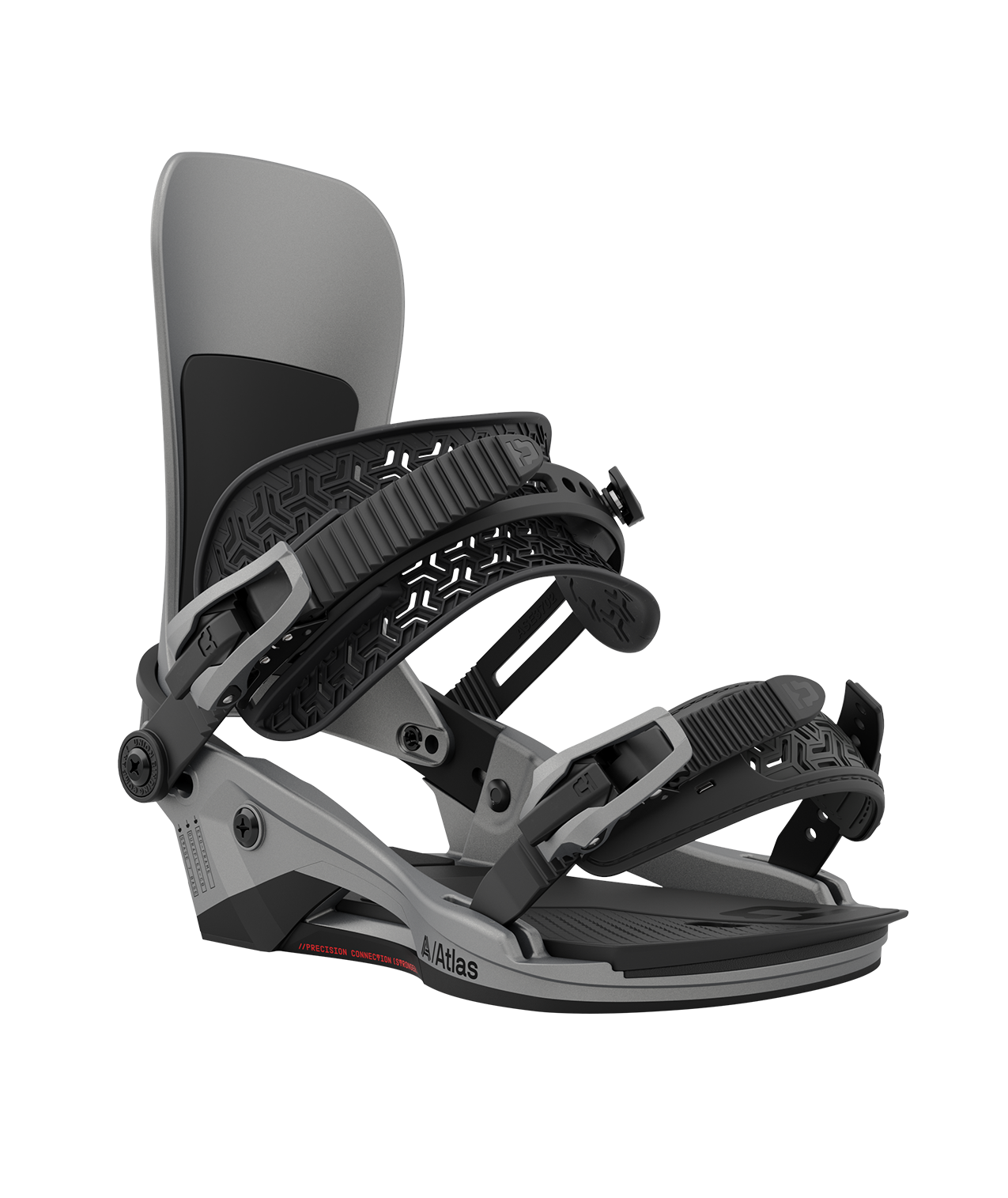 Union Atlas Snowboard Binding in Metallic Silver 2024 - M I L O S P O R T