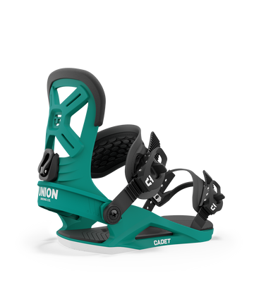 Union Cadet Kids Snowboard Binding in Teal 2024