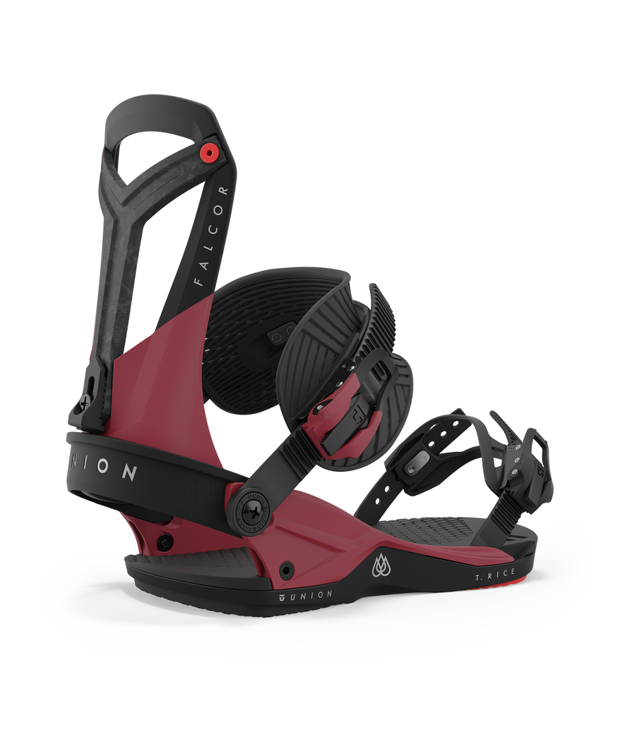 Union Falcor Snowboard Binding in Red 2024