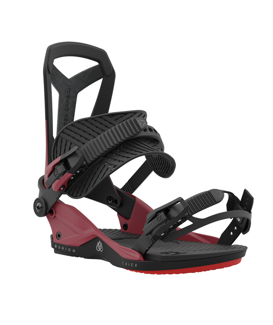 Union Falcor Snowboard Binding in Red 2024