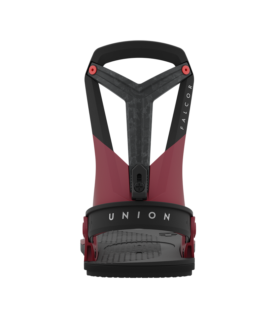 Union Falcor Snowboard Binding in Red 2024