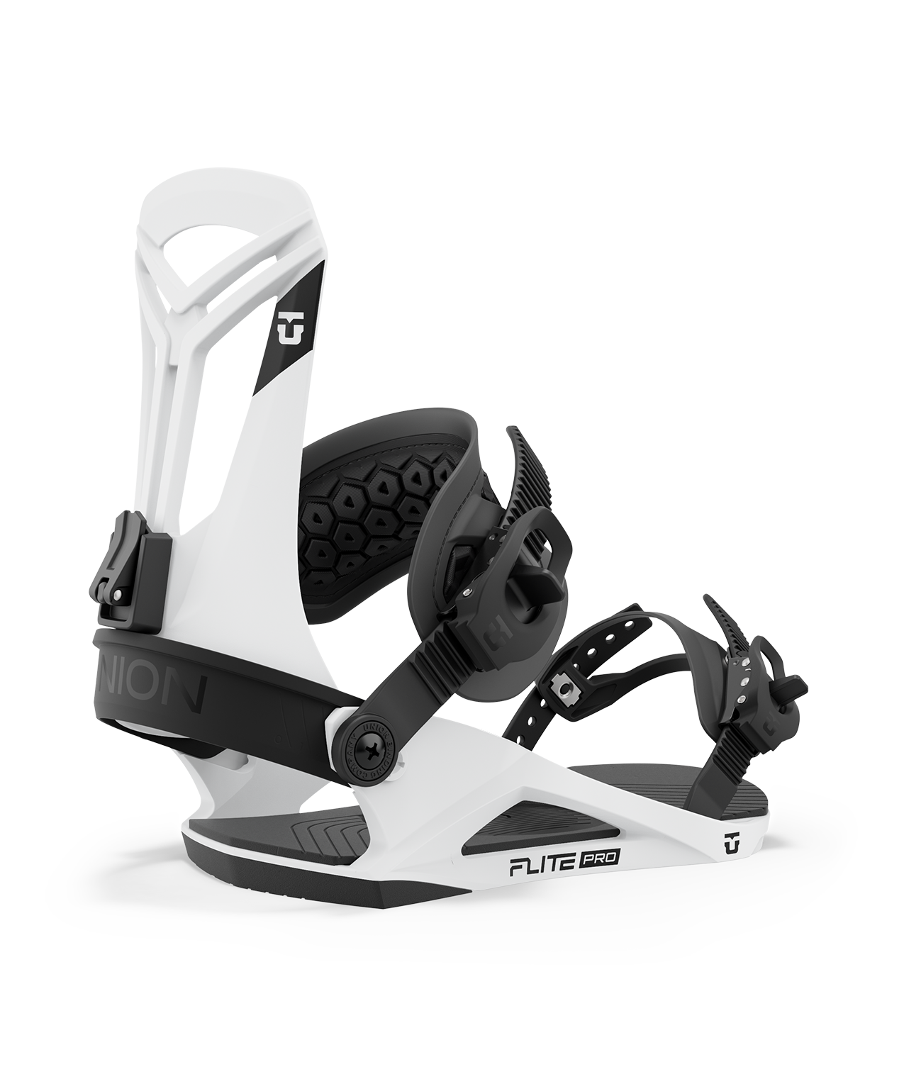 Union Flite Pro Snowboard Binding in White 2024 - M I L O S P O R T