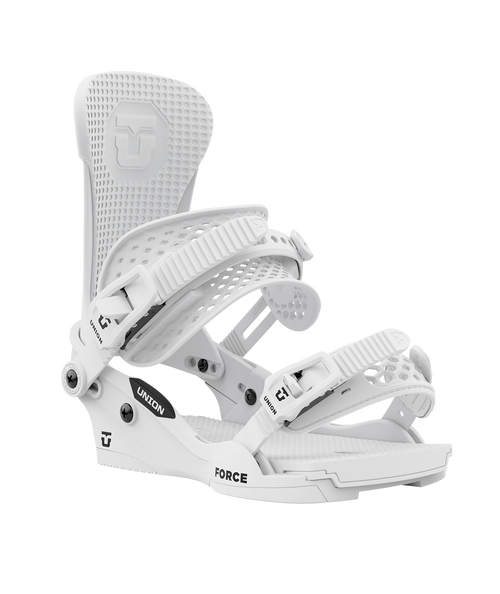 Union Force Classic (Team Highback) Snowboard Binding in White 2024 - M I L O S P O R T