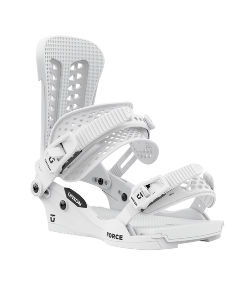 Union Force Classic Snowboard Binding in White 2024 - M I L O S P O R T