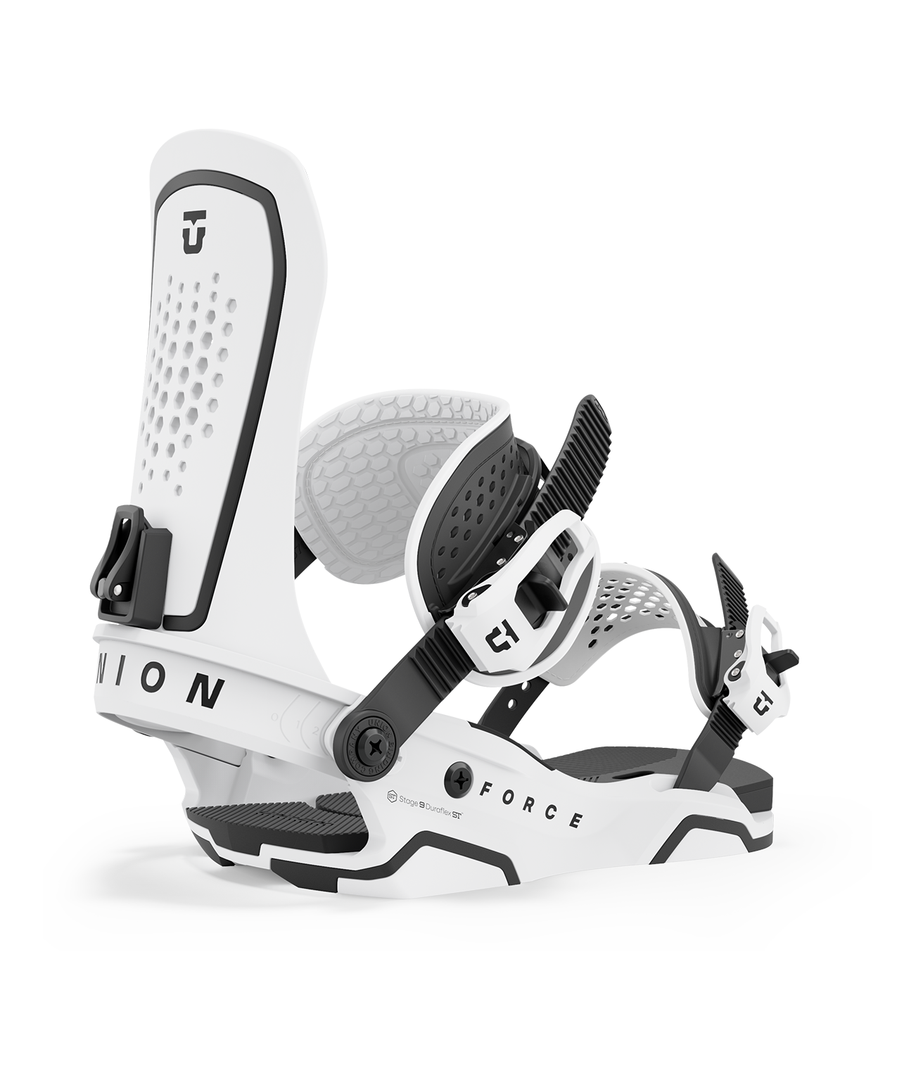 Union Force Snowboard Binding in White 2024 - M I L O S P O R T
