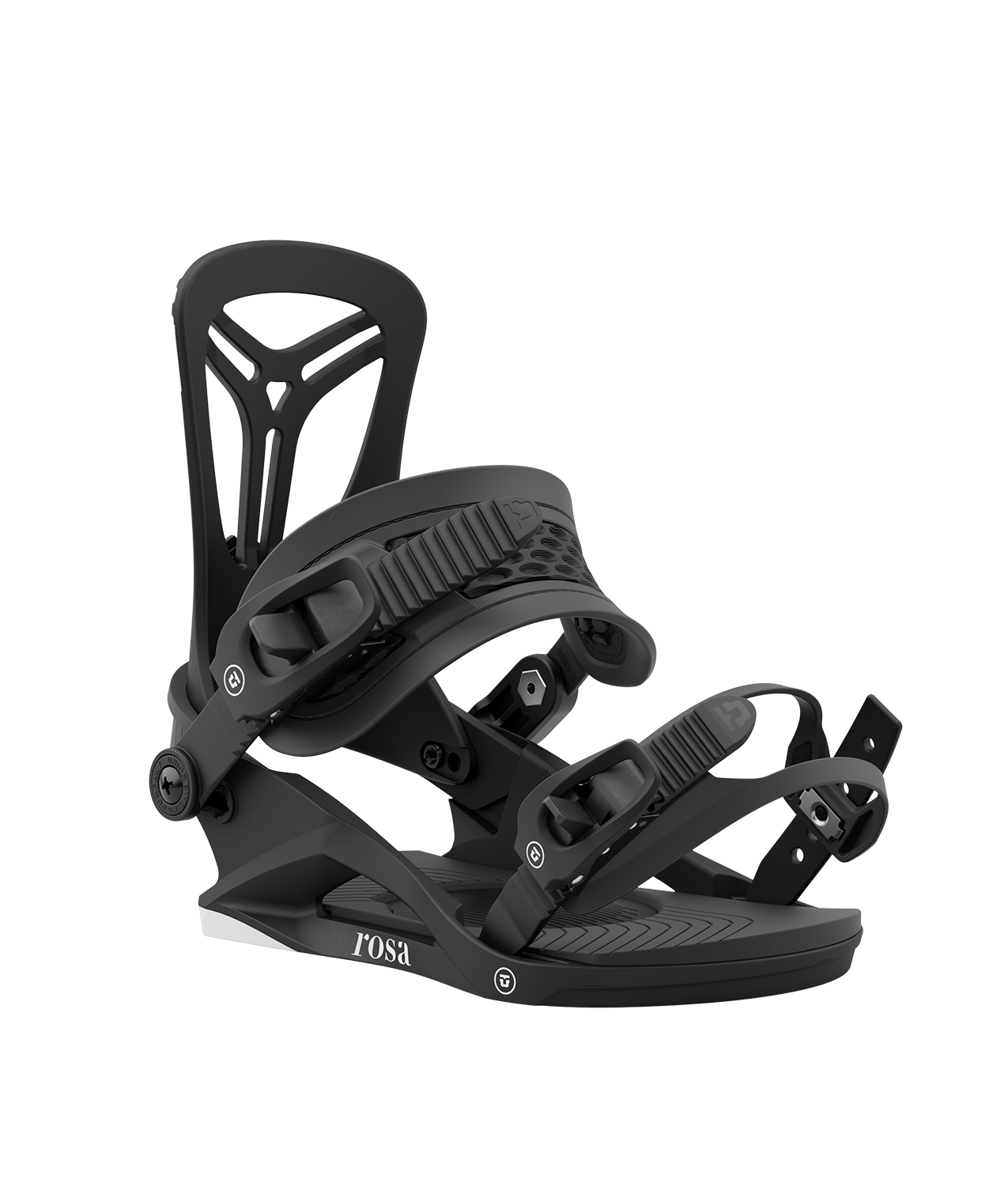 Union Rosa Womens Snowboard Binding in Black 2024 - M I L O S P O R T