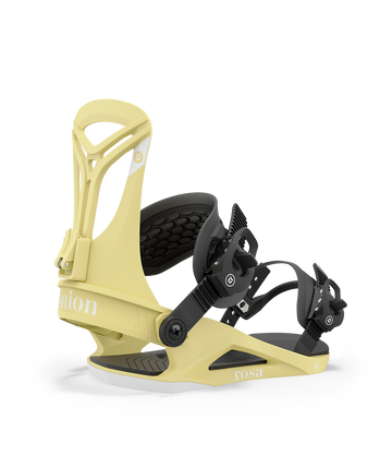 Union Rosa Womens Snowboard Binding in Yellow 2024