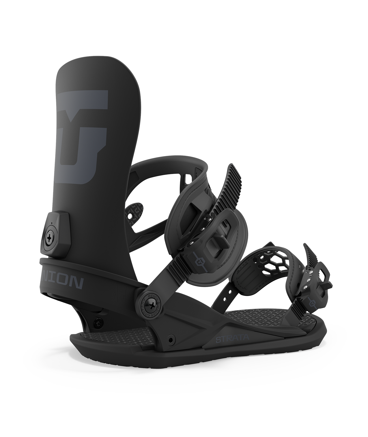 Union Strata Snowboard Binding in Black 2024 - M I L O S P O R T