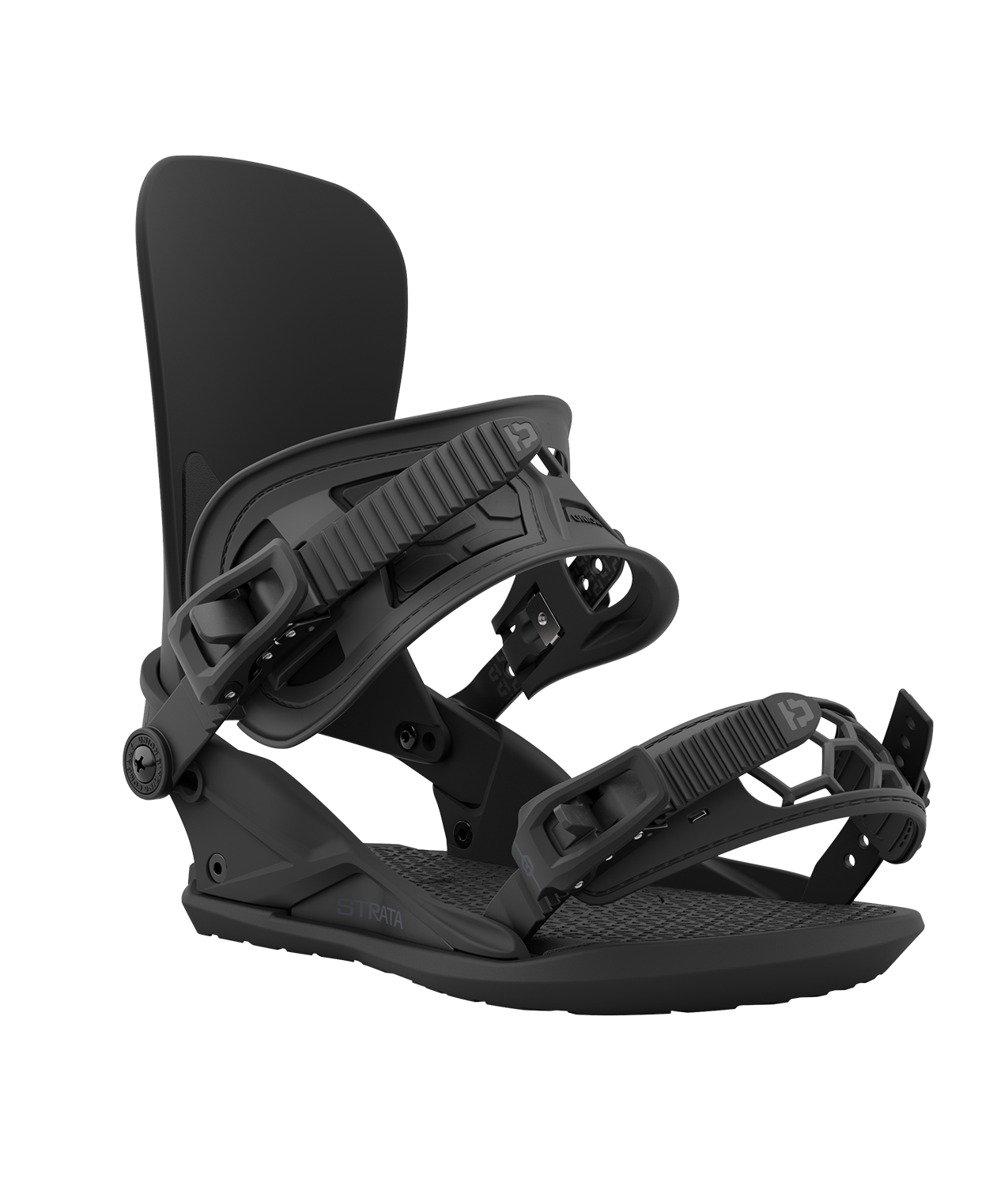 Union Strata Snowboard Binding in Black 2024 - M I L O S P O R T