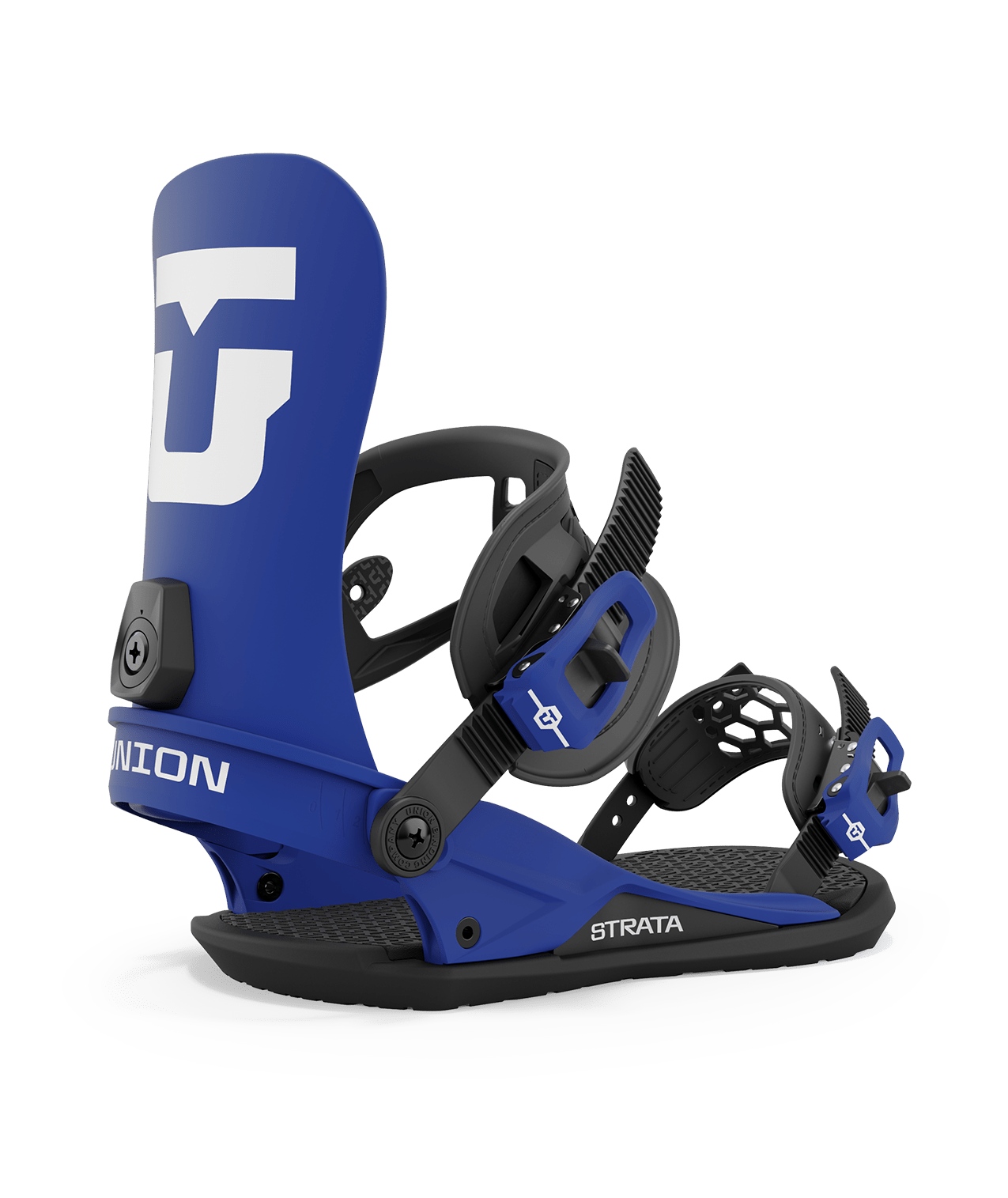 Union Strata Snowboard Binding in Royal Blue 2024 - M I L O S P O R T