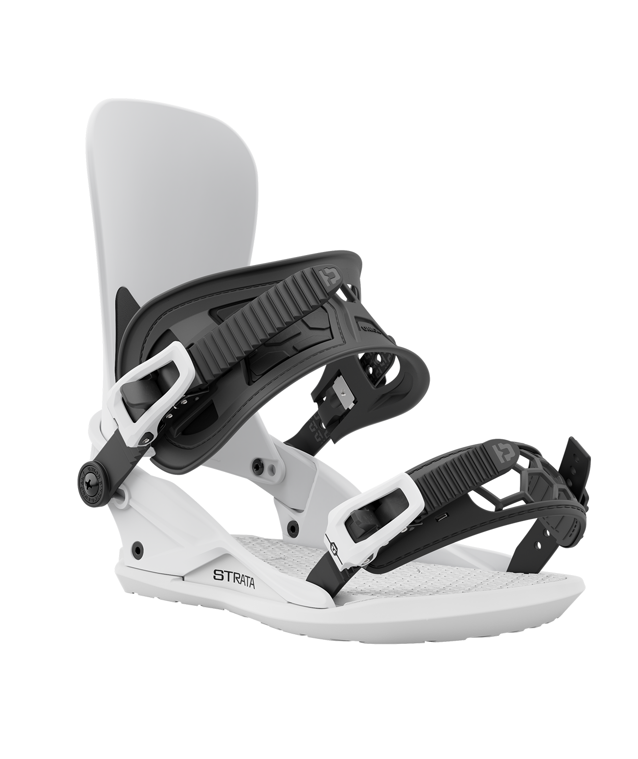 Union Strata Snowboard Binding in White 2024 - M I L O S P O R T