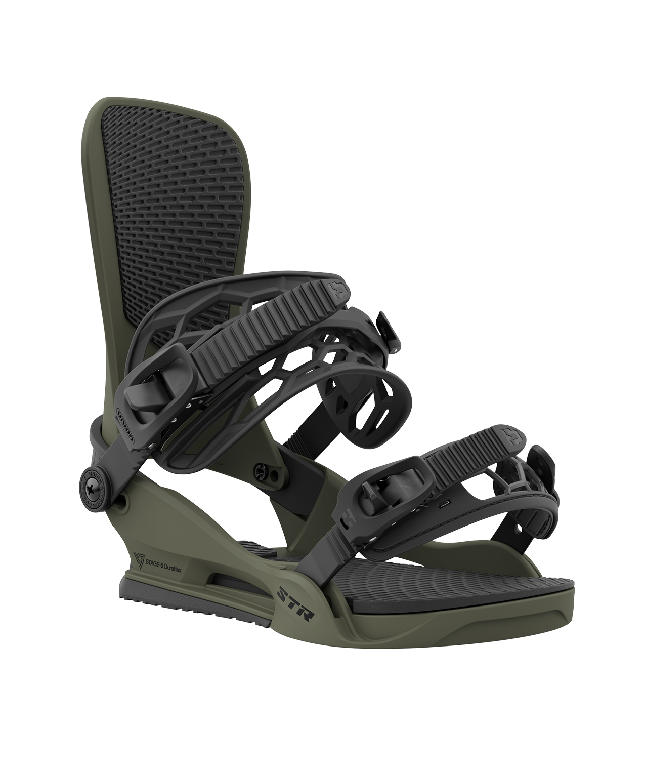 Union STR Snowboard Binding in Dark Green 2024 - M I L O S P O R T