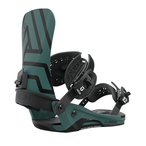 2022 Union Atlas Snowboard Binding in Dark Green - M I L O S P O R T