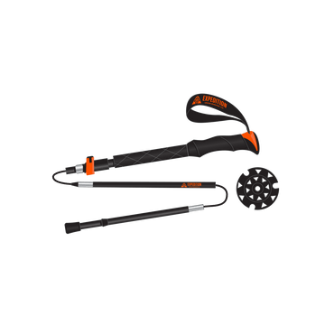 2022 Union Aluminum Splitboard Touring Pole in Orange