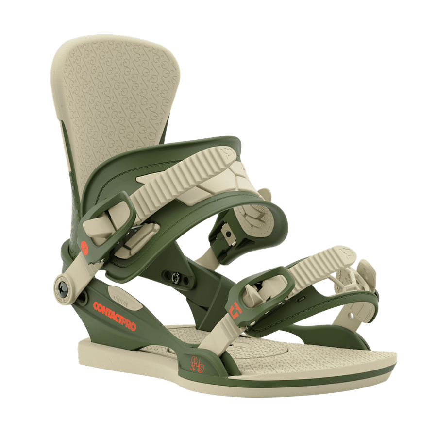 2022 Union Contact Pro Snowboard Binding in Gigi Ruf Green