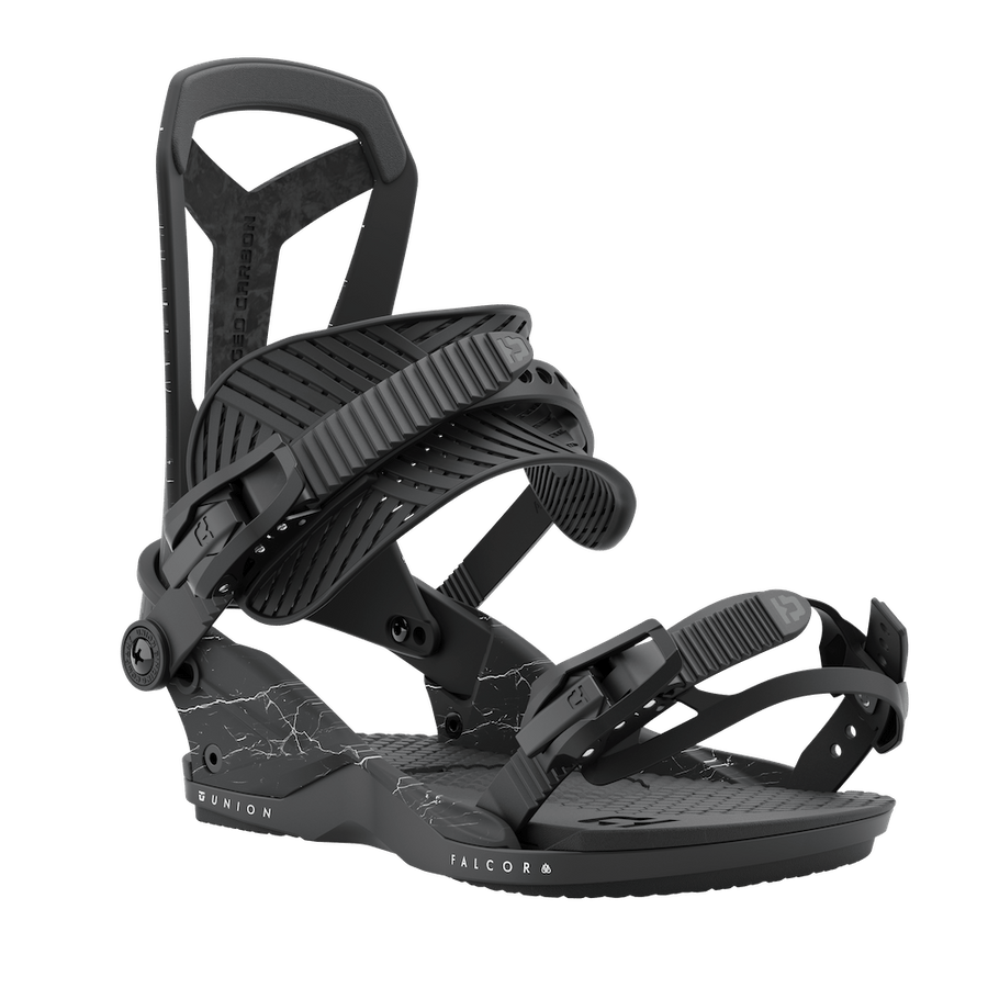 2022 Union Falcor Snowboard Binding in Black Marble