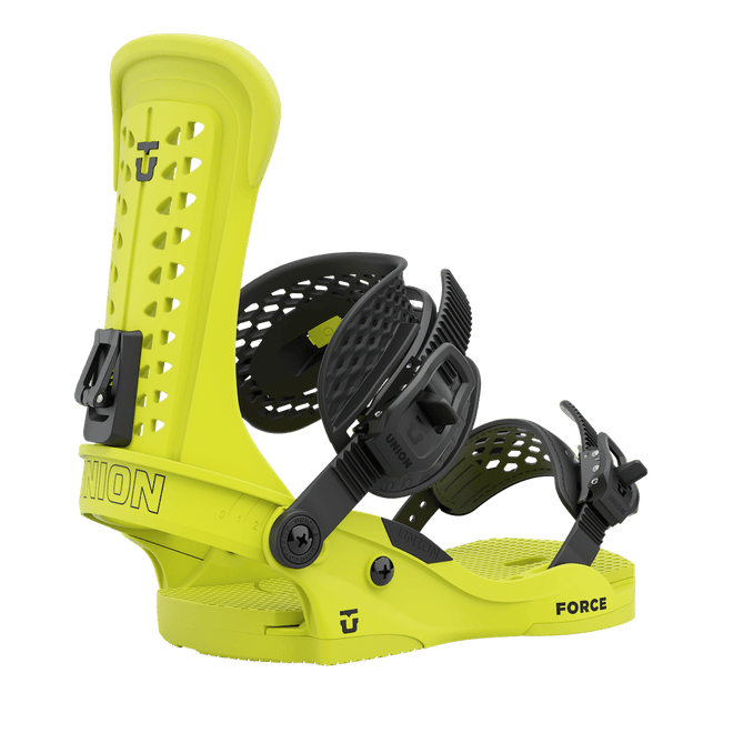 2022 Union Force Snowboard Binding in Flo Yellow - M I L O S P O R T