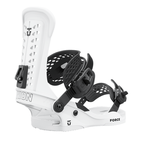 2022 Union Force Snowboard Binding in White