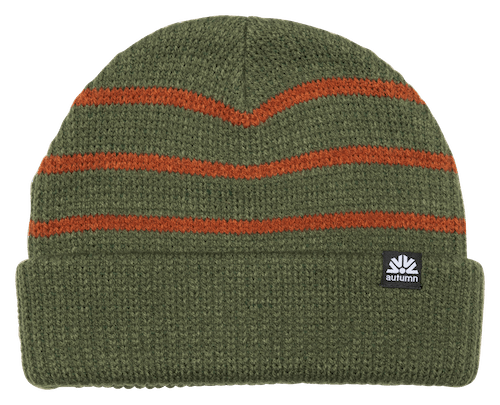 Autumn Vintage Beanie In Army Green - M I L O S P O R T