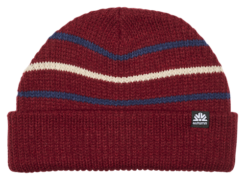 Autumn Vintage Beanie In Burgundy - M I L O S P O R T
