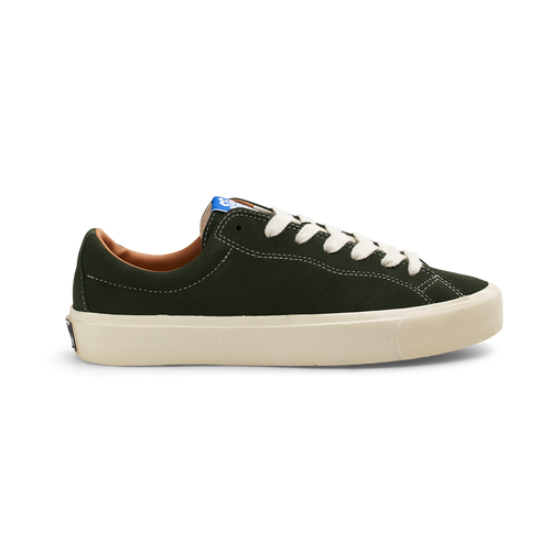Last Resort AB VM003 Suede Lo Skate Shoe in Olive and White - M I L O S P O R T