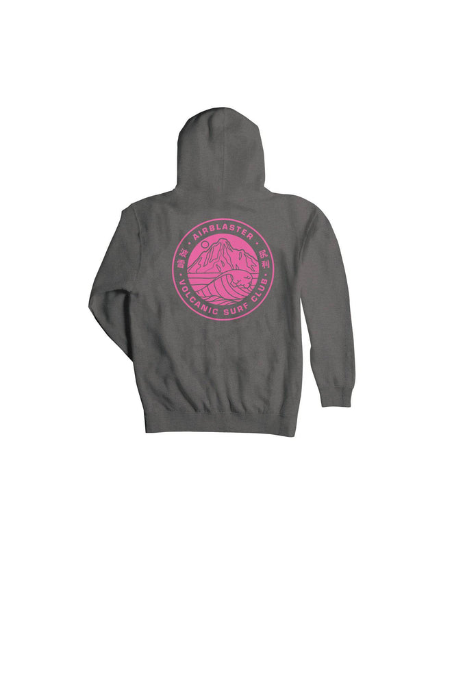 Airblaster Volcanic Surf Club Hoody in Charcoal 2023 - M I L O S P O R T