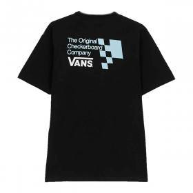 Vans Off The Wall Original Checkerboard T-Shirt in Black