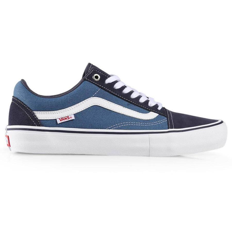 Vans Old Skool Pro Shoe in Navy Navy and White