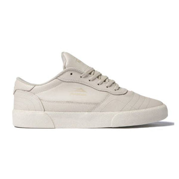 Lakai Cambridge Skate Shoe in Cream Leather