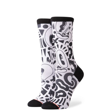 Stance Lookly Lou Womens Sock in White S