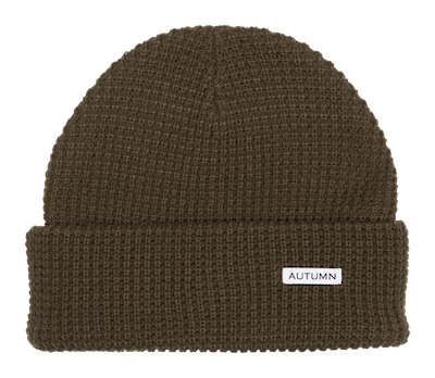 2022 Autumn Select Waffle Beanie in Army Green