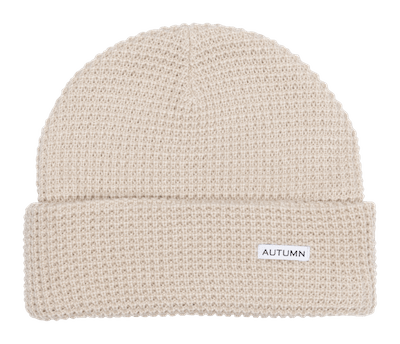 2022 Autumn Select Waffle Beanie in Natural - M I L O S P O R T
