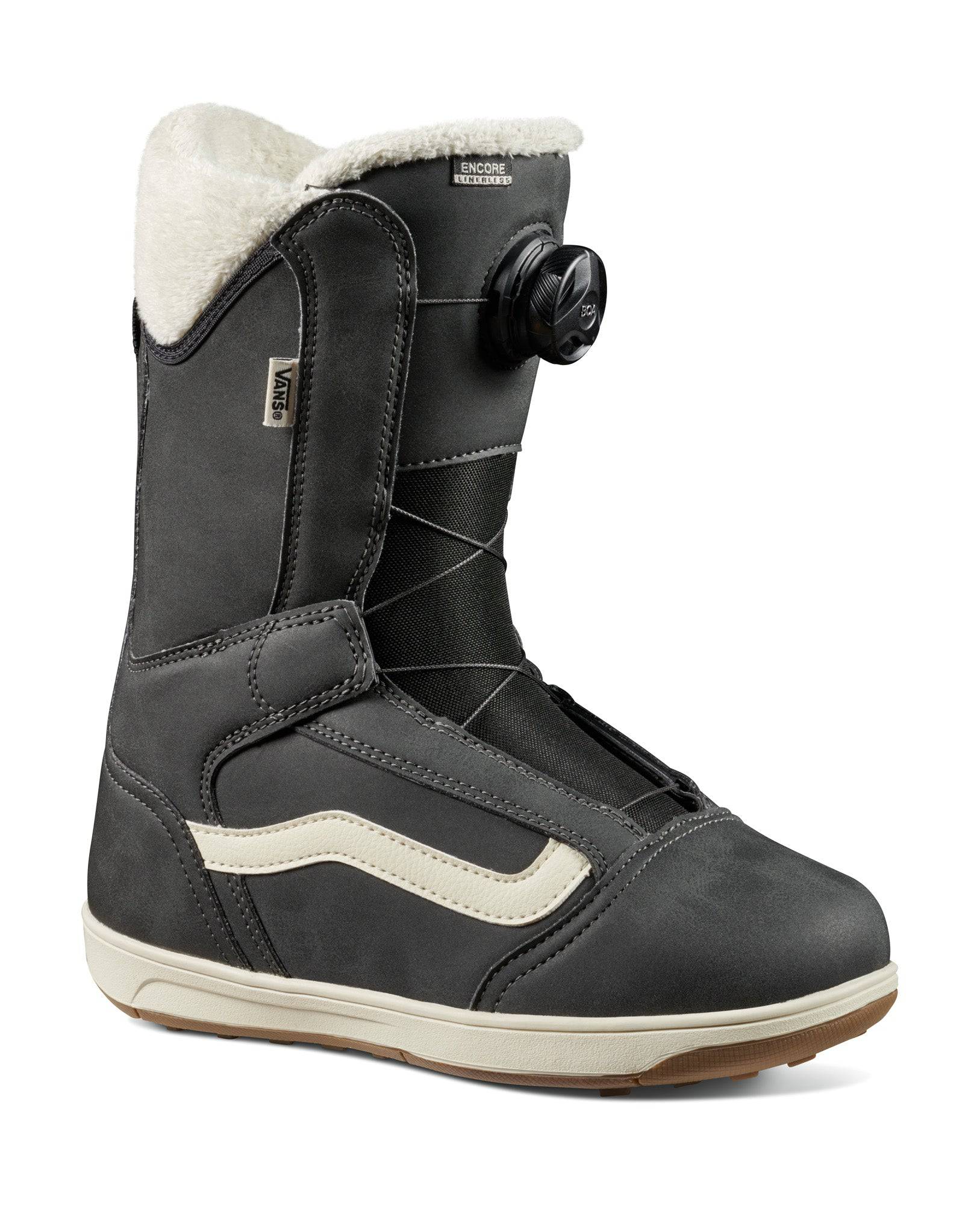Vans Encore Linerless Womens Snowboard Boot in Black and Brown 2023 - M I L O S P O R T